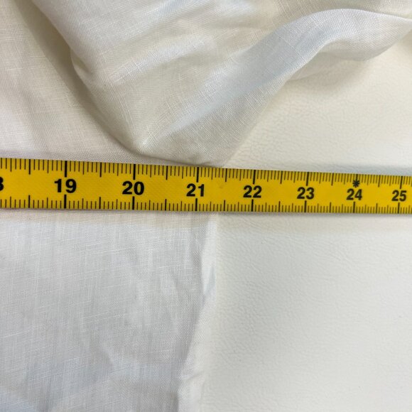 NWOT Boden Embroidered Floral White Linen Top Shirt Blouse Sz 10 - Picture 14 of 16